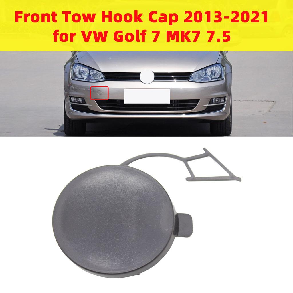Rear Bumper Tow Hook Eye Cover Cap Front Trailer Cap for VW Golf MK7 2013 2014 2015 2016 2017 5GG807441 5GG807241 Car Accessory