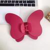9 Colors Hair Claw Oversized Butterfly Solid Color Hair Clips Women Creative Barrettes Ponytail Shark Clips Hair Accessories