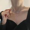 Корейская версия модное многослойное ожерелье с бабочками женское нишевый дизайн универсальная индивидуальность интернет-знаменитость хип-хоп цепочка на ключицу шейная цепочка