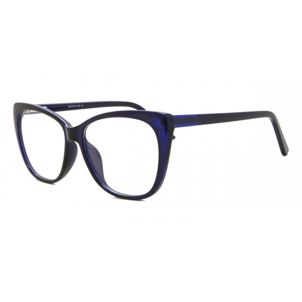 Оправа Очки Кошачий глаз Матовый голубой Коллекция Smartbuy Sol Cp114f Модные женские очки