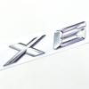 3D ABS Black Chrome Car Letters Rear Trunk Badge X6 Logo For BMW X6 Sticker Emblem X6 Lettering Accessories pdzr82