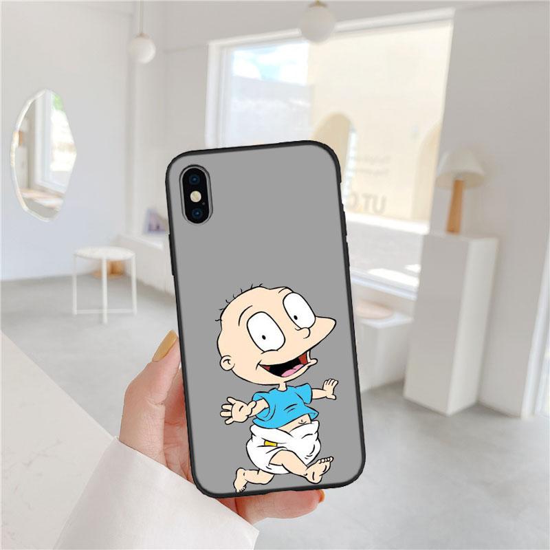 LO82 R-Rugrats Soft Shell Phone Case for Xiaomi Poco C40 C50 C51 C55 C65 C71 C75 F3 F5 F6 F7 M2 M3 Pro Ultra