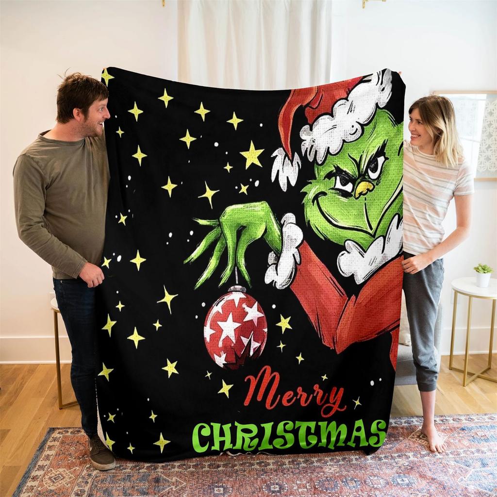 150x200cm Flannel Blanket Christmas Blanket Personalized Blanket Digital Print Blanket