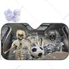 Skull Car Sunshade for Front Windshield Sunshades Sun Visor Protector Blocks Uv Rays Foldable Keep Your Vehicle Cool