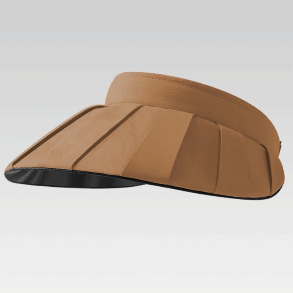 Empty Top Hair Hoop Hat Foldable Beach Sunshade Hat Portable Sun Hat
