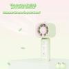 Quiet Operation Handheld Mini Fan Lightweight Design USB Rechargeable Fan  Desktop Use