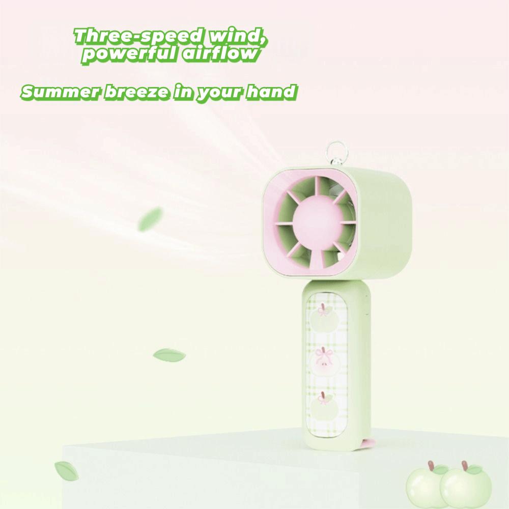 Quiet Operation Handheld Mini Fan Lightweight Design USB Rechargeable Fan Desktop Use