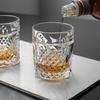 11oz Luxury Diamond Painting Whiskey Cup Drinking Glasses Household Drinkware Party Coffeeware Teaware Transparent Cocktail Mug