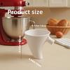 Flour Funnel for Kitchen Plastic Funnel with Easy-Pour Attachment Fits KSM150  5-Quart Tilt-Head Mixers Baking Accessory