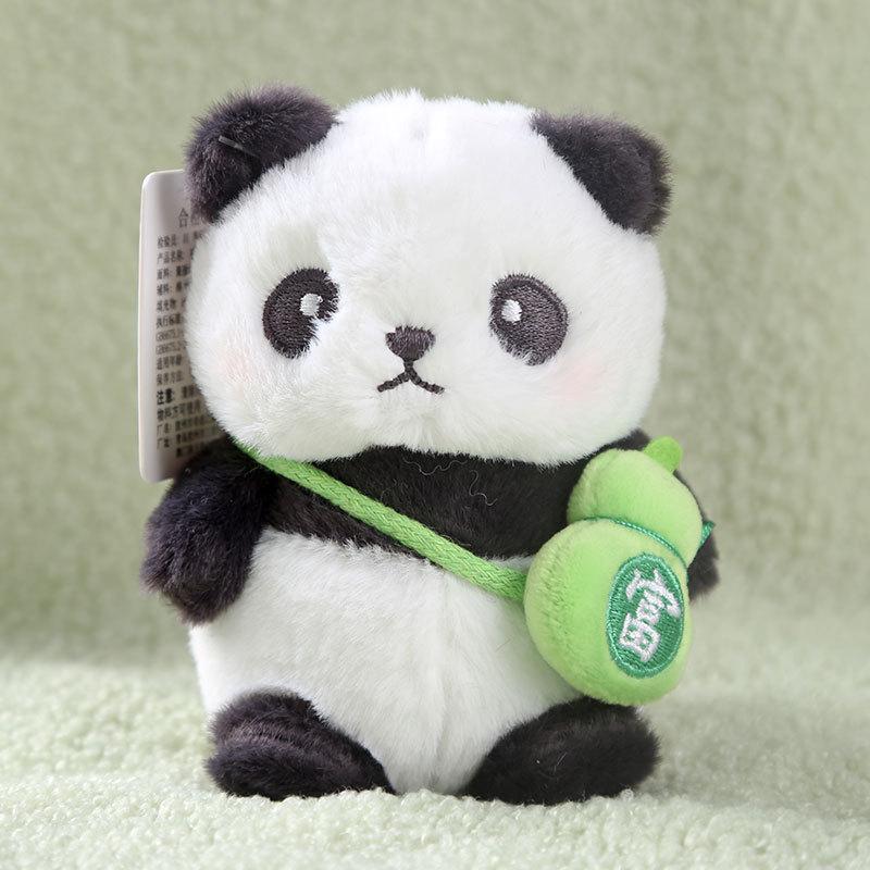Adorable Panda Plush Keyring With Magnetic Circles For Kids Bag Decor And Gift