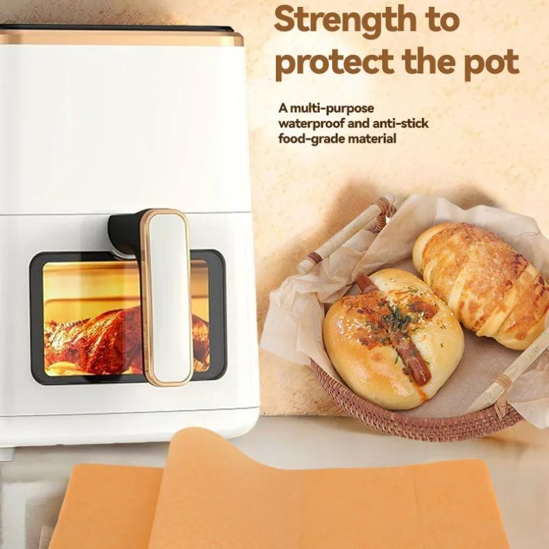 50 PCS Parchment Paper Precut Baking Sheets , Oil-Resistant, High-Temperature Baking Paper for Cooking, Roasting, and Food Prep