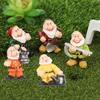 Resin Gnome DIY Crafts Bonsai Moss Micro Landscape Garden Ornaments Dwarf Figurines Lawn Figurine