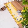 OKA Corner Adsorption Entrance Mat Innocent Daisy 30cm x 110cm Yellow Approx.