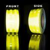5 см*10 м ПЭТ белые светоотражающие наклейки водонепроницаемая светоотражающая пленка самоклеящаяся дорожная предупреждающая светоотражающая лента для грузовика