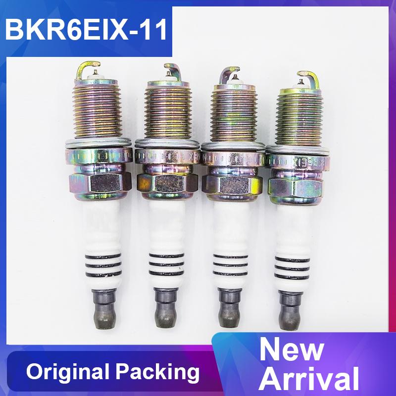 4/20pcs BKR6EIX-11 3764 Iridium Spark Plug For Nissan Toyota Isuzu Jaguar Subaru Mitsubishi Kia Yamaha Lotus BKR6EIX11 BKR6EIX