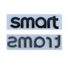 Умные наклейки на автомобиль с буквенным логотипом на капот и багажник для SMART #1, аксессуары для рестайлинга передней и задней части, большие и маленькие наклейки