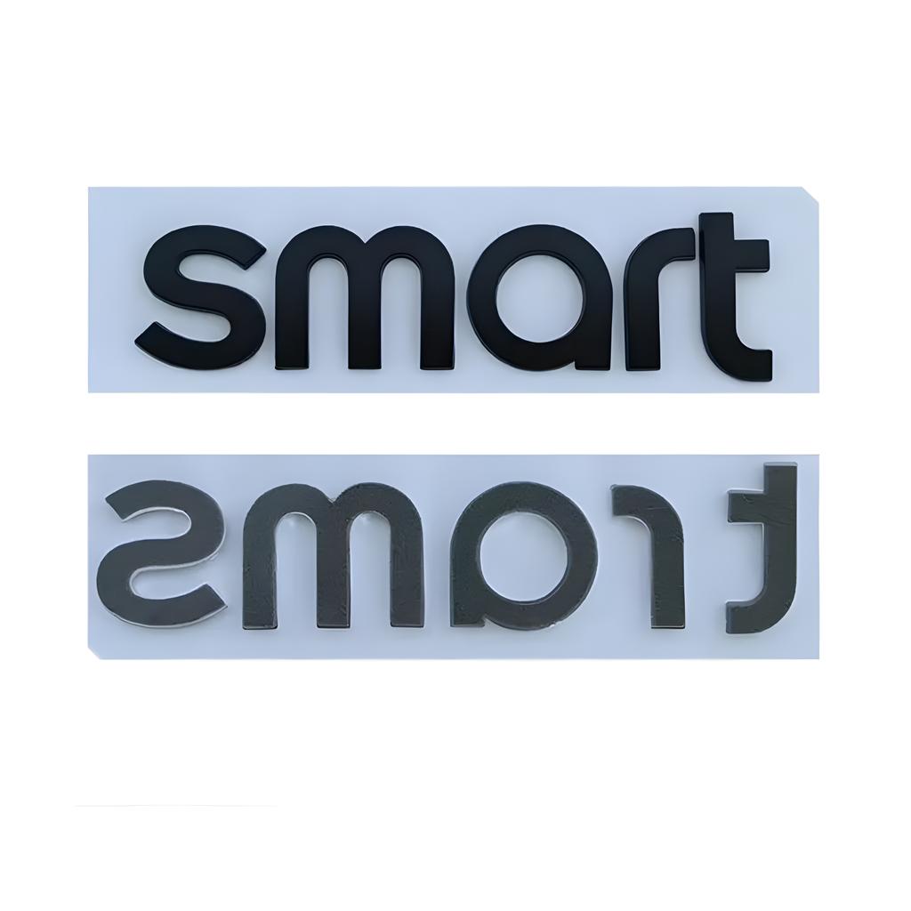 Умные наклейки на автомобиль с буквенным логотипом на капот и багажник для SMART #1, аксессуары для рестайлинга передней и задней части, большие и маленькие наклейки