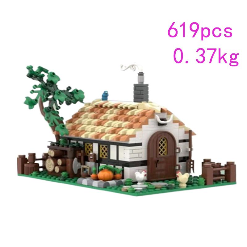 Точечный MOC-236961 221881 186293 177828 177729 Замок Конюшня Здание Маленькие Детали Сборка Строительные Блоки Головоломка Модель Игрушка Подарок