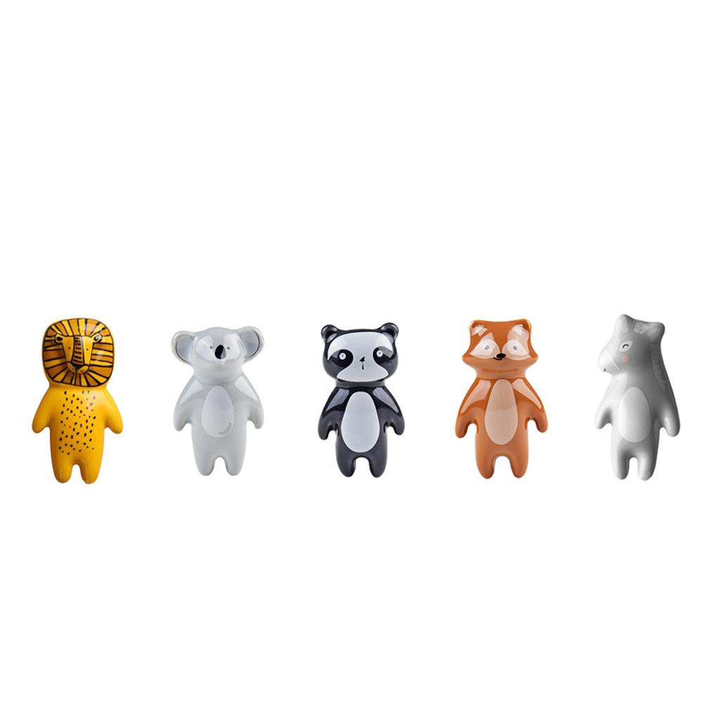 Cartoon Home Decor Panda Children's Room Cabinet Handles Drawer Pulls Furniture Hardware Door Knobs