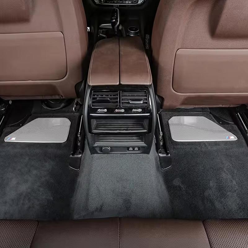 BAGH3 2026 Автомобильная наклейка Крышка вентиляционного отверстия под сиденьем Из нержавеющей стали Автоаксессуары Для BMW E46 E90 E60 F30 F10 E39 E36 F20 G30 G20 E87