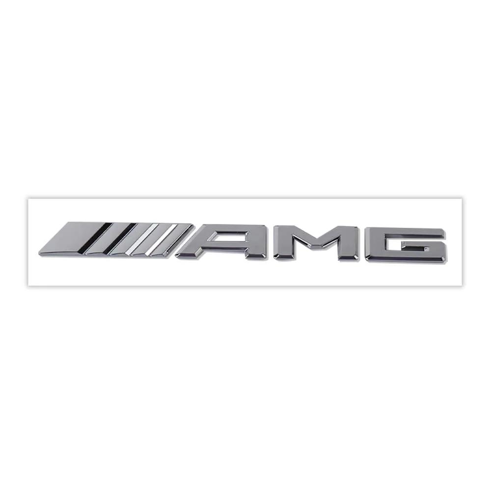 3D значок AMG для автомобиля, ABS наклейка на задний багажник, Декоративный аксессуар для Mercedes Benz W108 W124 W126 W140 W168 W169 W176 W177 W212 GLA