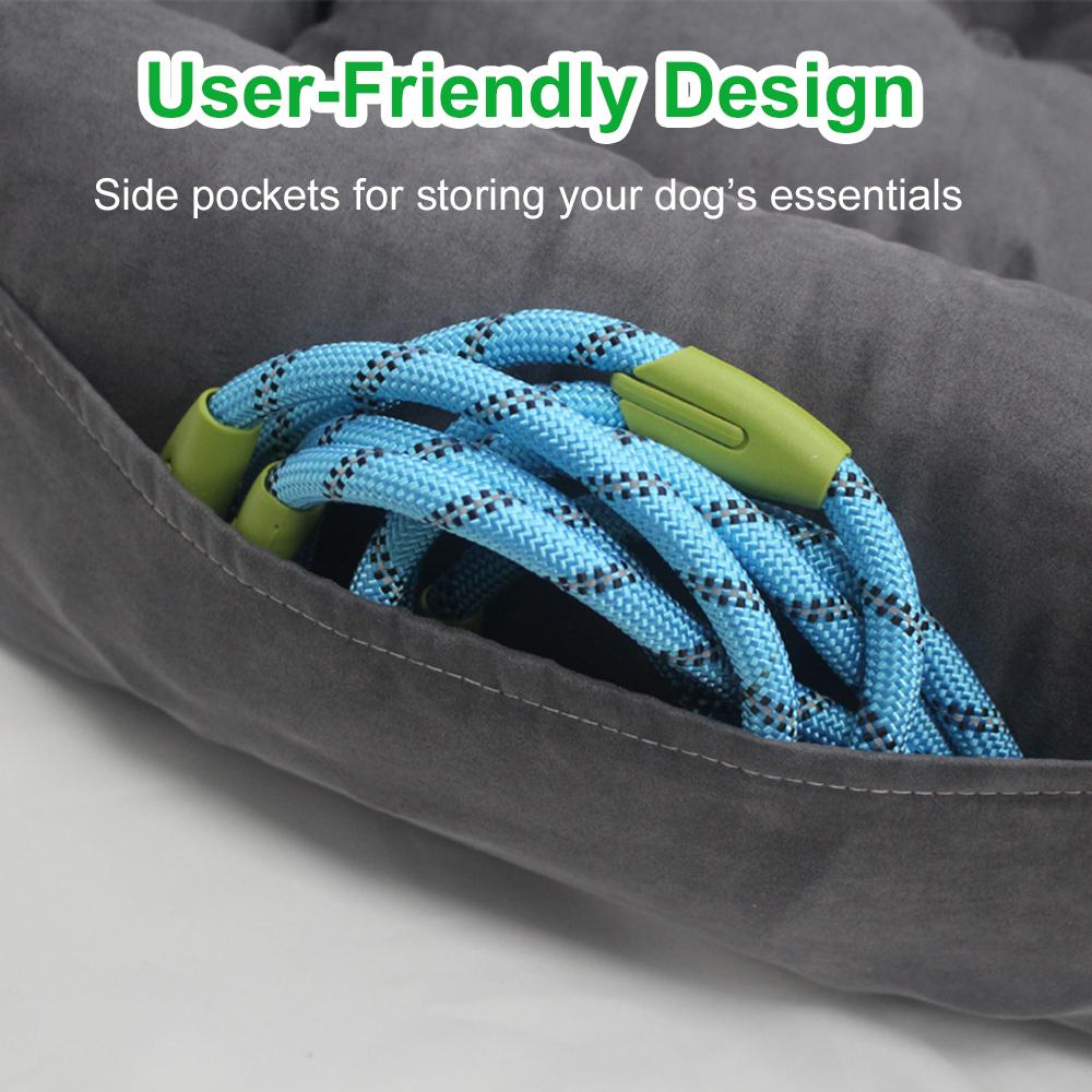 Автокресло для собак с ремнем безопасности, автомобильные сиденья-бустеры для маленьких/средних собак и кошек, универсальные