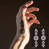 Mehndi Stickers Henna Tattoo Template Fake Tattoo Decals Body Art Sticker  Men/Women