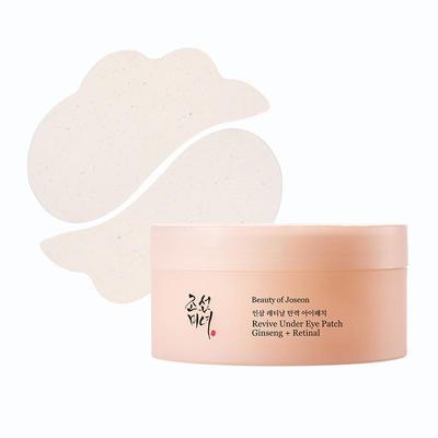 Восстанавливающие патчи для кожи вокруг глаз : Женьшень + Ретиналь 60 шт.