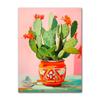 Vintage Modern Cactus Botanical Flower Vase Minimalist Wall  Print Canvas  Posters for Living Room Modern Home Decor