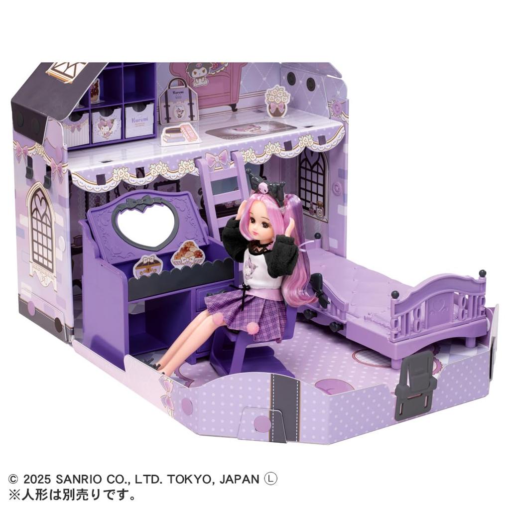 Takara Tomy Cool Kuromi Room Play Toy Ages Licca-chan Licca-chan Dress-up 3+