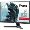 Curved Gaming PC Monitor - IIYAMA - G-MASTER RED EAGLE GCB2480HSU-B1 - 24" - VA Curved - FHD - 0.5 Ms - 180Hz