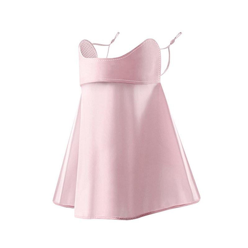 Уличная маска Ice Silk Sunscreen Mask для женщин, летняя, анти-УФ, быстросохнущая, дышащая, защита шеи, повязка на голову с ушами