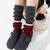 Knitted Bow Leg Warmers Thickened Hosiery New Pile Sock  Autumn and Winter