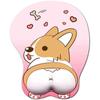 Office Ergonomic Silica Gel Non Slip Gaming Dog Wrist Rest Mouse Mat Corgi Mouse Pad Wrist Support