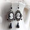 Ретро Богемный Стиль Аватар Богини Узор Подвеска, Серьги-крючки Ювелирное Изделие Подарок 1 Пара
