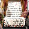 Grandpa'S Love Blanket Personalized Name Soft Comfortable Stylish Blanket Car Blanket Perfect For Travel Camping Outdoor Home Suitable For All Seasons