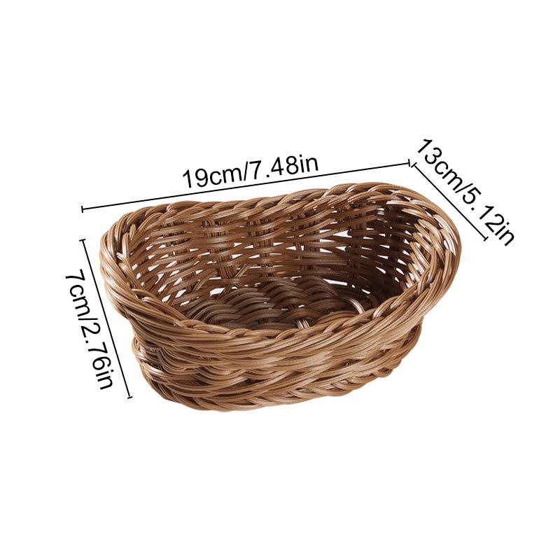 1 шт. дисплей ротанговая корзина органайзер коробка кухонная корзина для хранения фруктов овощи корзина для хранения в форме корабля пластик SML