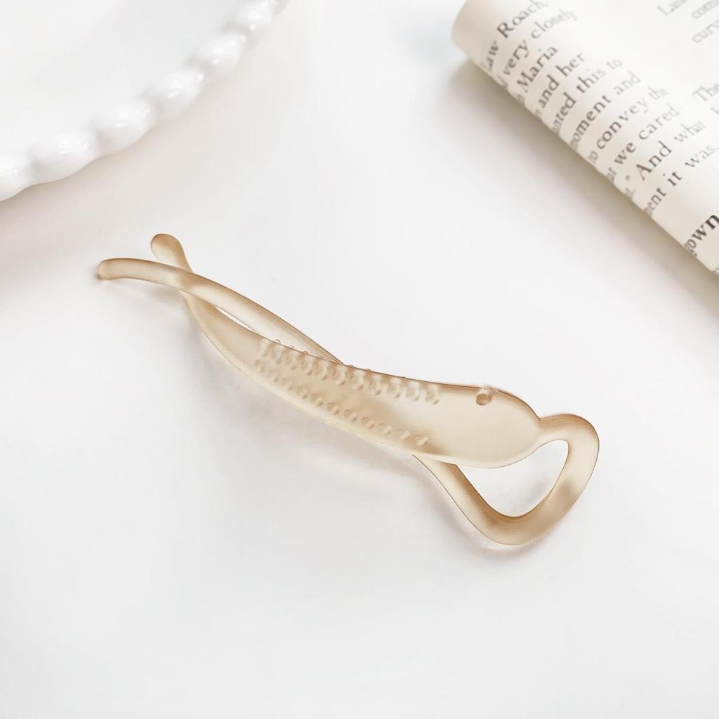 Элегантная заколка-банан в корейском стиле для хвостиков и пучков