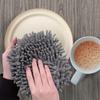 Ультрамягкое шенильное подвесное полотенце для рук с петлей - Быстросохнущее, Высоковпитывающее для кухонной раковины или туалетного столика