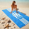 1pc Marseille Beach Towel, Comfortable and Thick, and Swimming/Bath/Picnic/Camping Towel, Suitable for Seaside Beaches