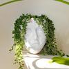 Artistic Face Shape Wall Planter Retros Human Profile Flowerpots Creative Plant Pot for Wall Decoration Balcony