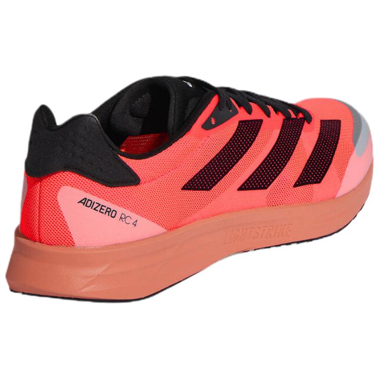 adidas Adizero RC 4 Сетчатая поддержка Беговая обувь Унисекс Красный Черный KH7326