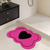 Bathroom non slip floor mat, door absorbent diatomaceous earth soft cushion, anti fall foot mat, quick drying