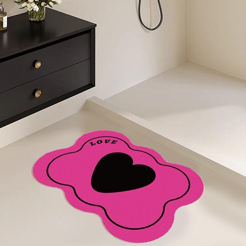 Bathroom non slip floor mat, door absorbent diatomaceous earth soft cushion, anti fall foot mat, quick drying