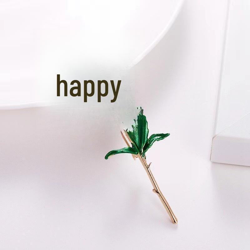 Изысканная ретро-брошь в европейском и американском стиле: Уникальная винтажная модная брошь для женщин - элегантный дизайн в виде капли масла.