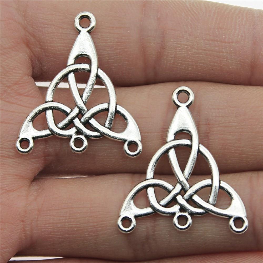 10 шт. 25x29 мм античное серебро цвет пористый разъем для сережек DIY ювелирные изделия аксессуары подвески