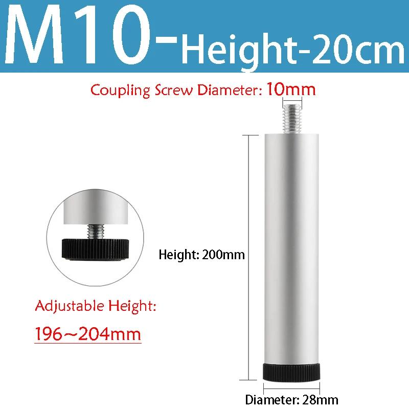 M6 M8 M10 Adjustable Furniture Leg Aluminum Alloy Table Legs For TV Cabinet/Wardrobe/Raised Refrigerator/Washing Machine Feet