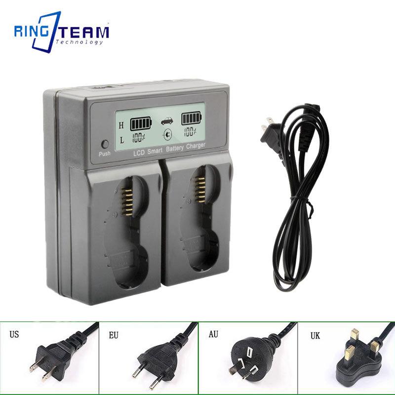 EN-EL4 EN-EL4a Fast LCD Dual Battery Charger For Nikon D2H D2Hs D2X D2Xs D3 D3S F6 MH-21 Cameras
