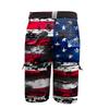 Мужские рабочие шорты с принтом Дня независимости и несколькими карманами