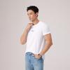 Levis Классический логотип принт Свободный винтажный круглый вырез Удобная футболка с коротким рукавом Унисекс топы Белый 000S5-0000
